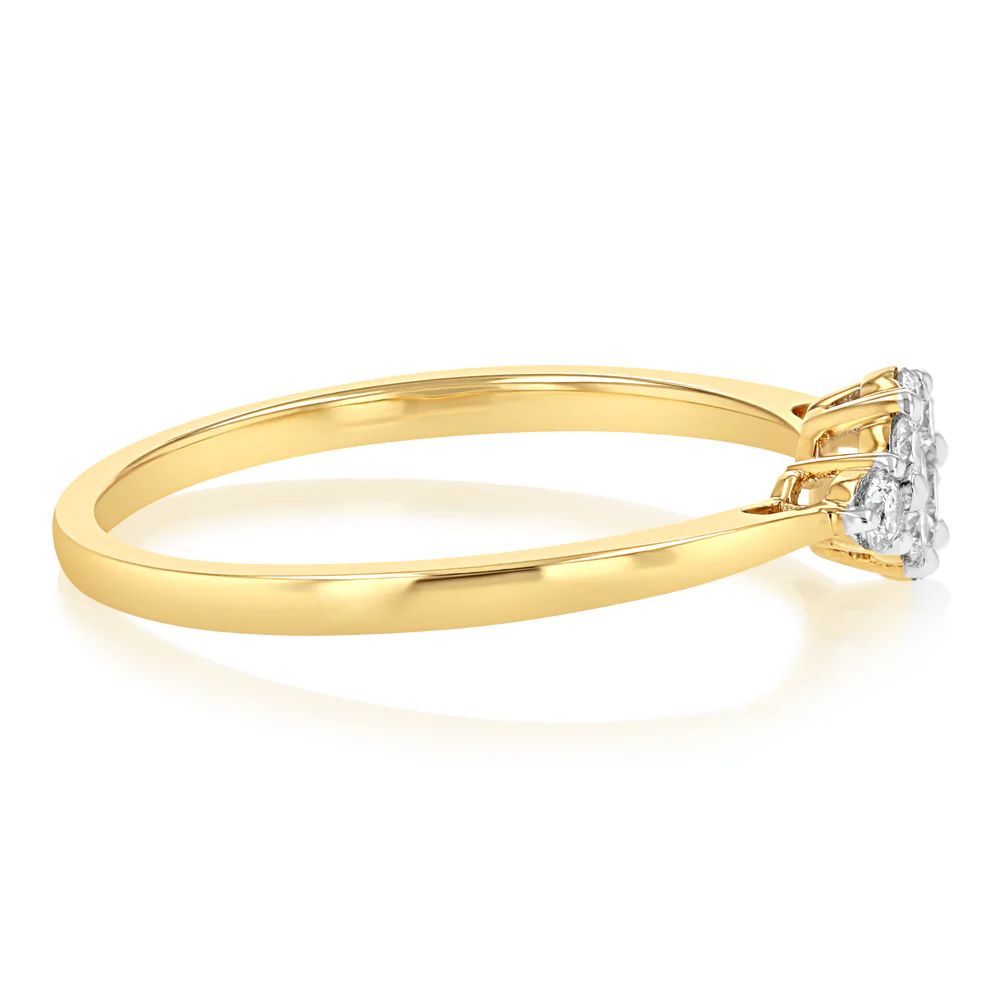 0.31 Carat Diamond Ring in 9ct Yellow Gold - Image 2