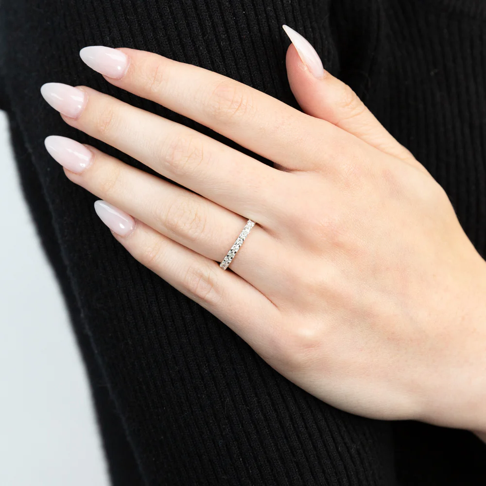 0.40 Carat Diamond "Eden" Eternity Ring in 18ct White Gold - Image 3