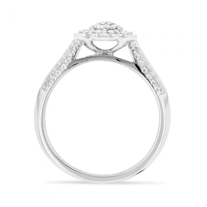 0.50ct Diamond Ring in 9ct White Gold - Image 2