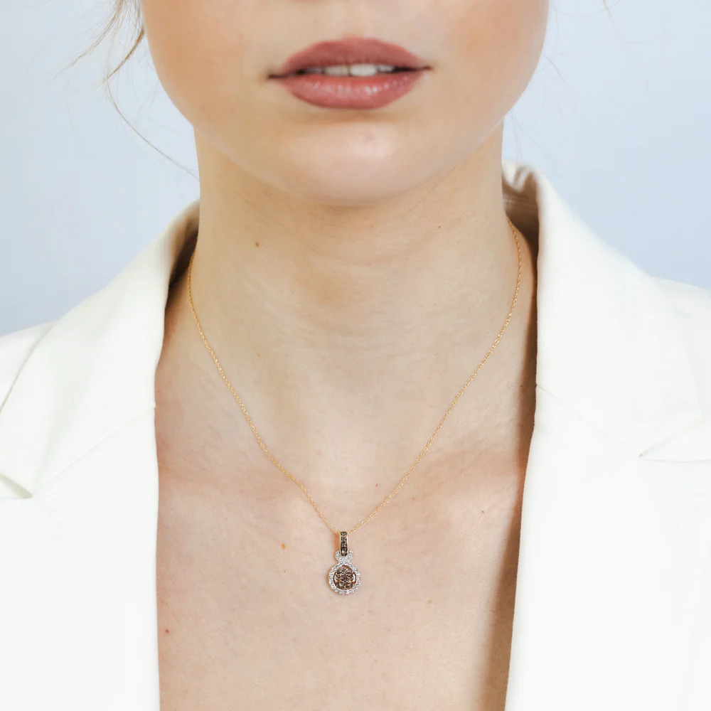 1/2 Carat Australian Diamond Pendant on Chain in 9ct Yellow Gold - Image 2