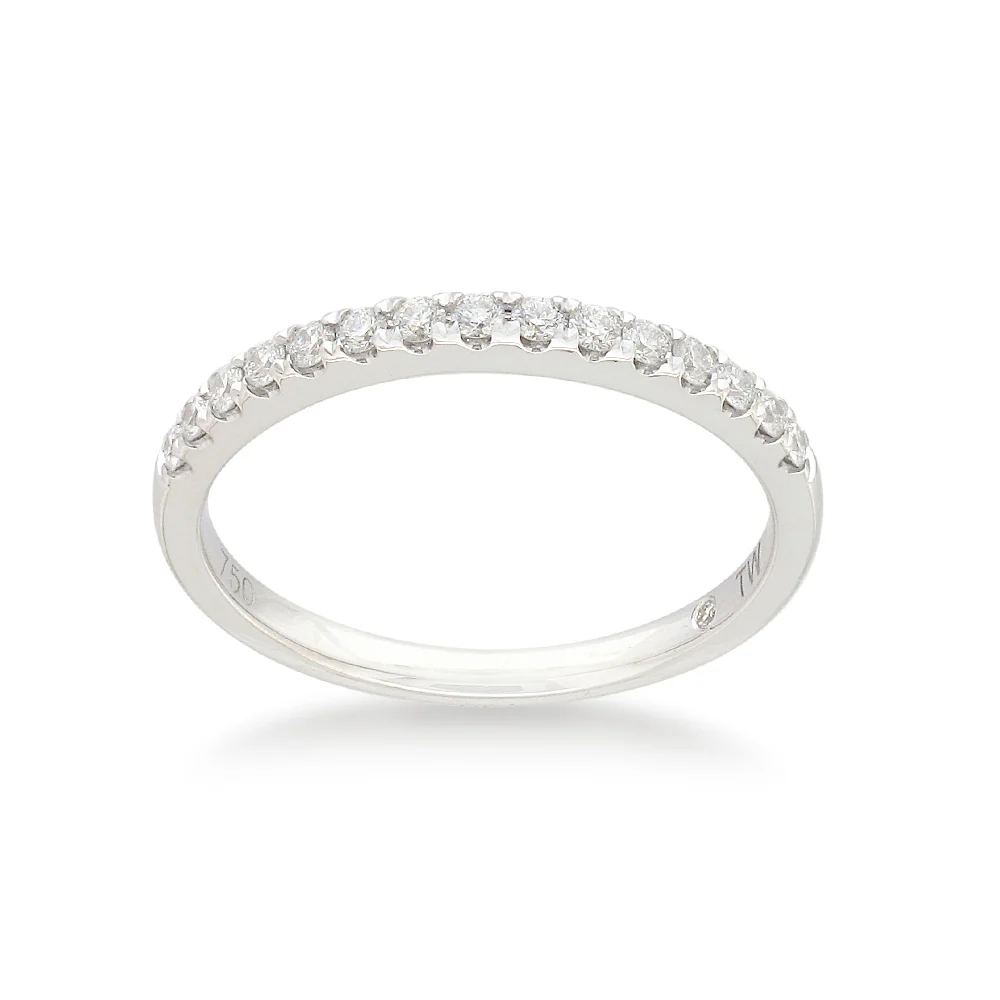 1/5 Carat Flawless Eternity Ring in 18ct White Gold
