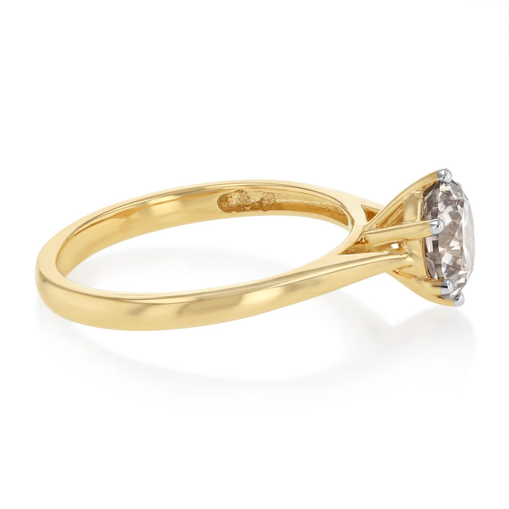 1.50 Carat Australian Diamond Solitaire Ring in 9ct Yellow Gold - Image 6