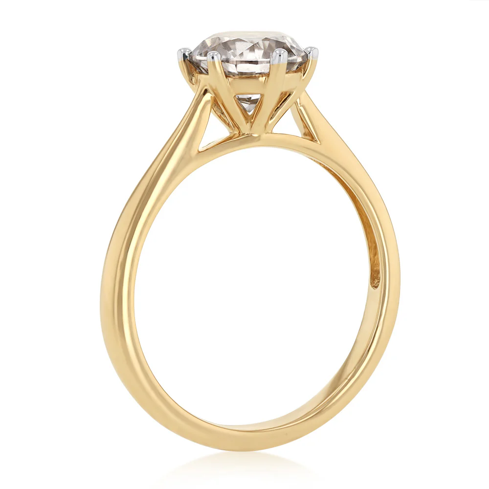 1.50 Carat Australian Diamond Solitaire Ring in 9ct Yellow Gold - Image 7