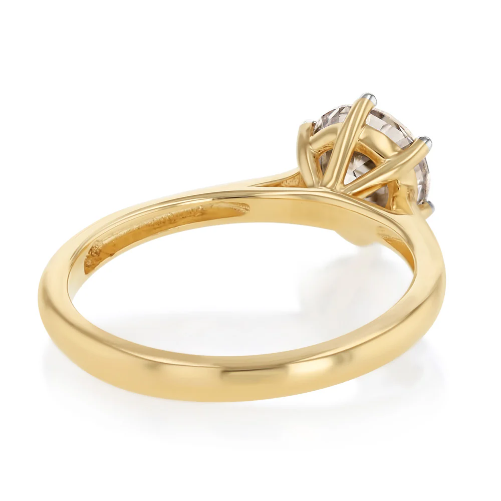 1.50 Carat Australian Diamond Solitaire Ring in 9ct Yellow Gold - Image 8