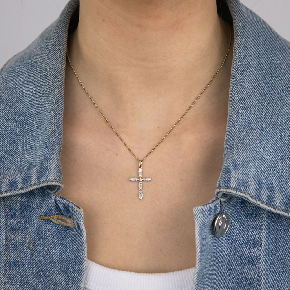 1/6 Carat Diamond Pendant in 9ct Yellow Gold - Image 2