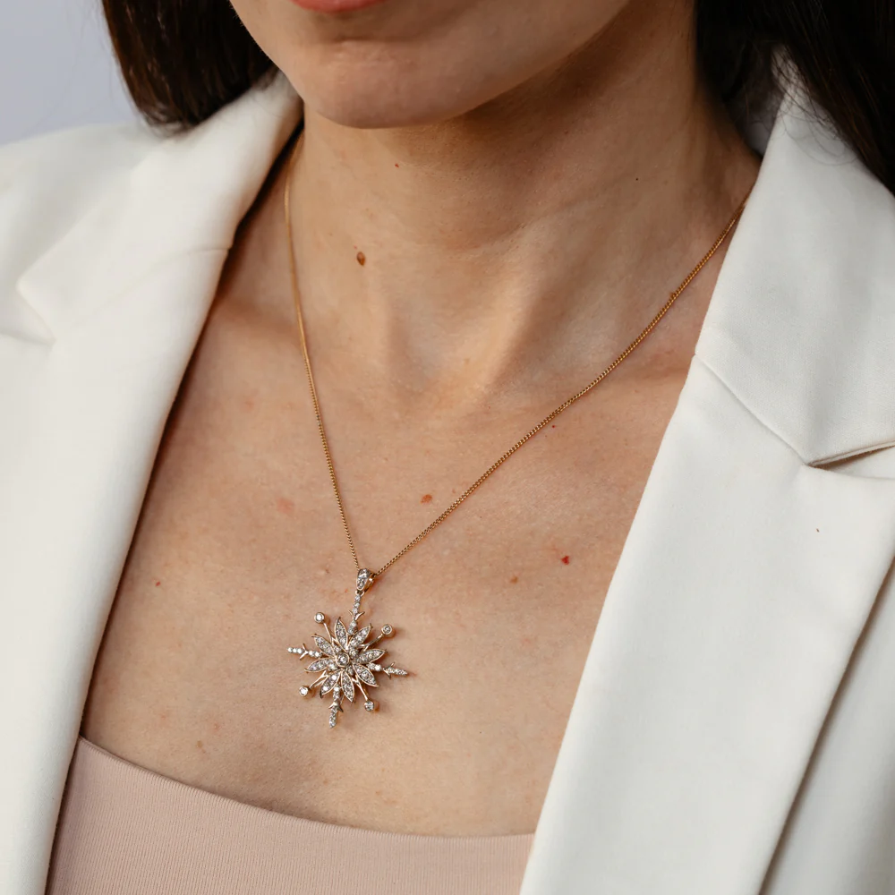1 Carat Diamond Pendant in 9ct Yellow Gold - Image 2