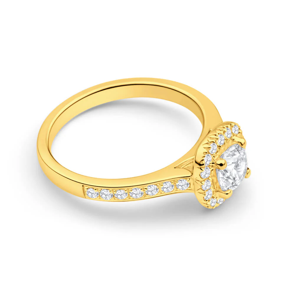 1 Carat Diamond Ring in 18ct Yellow Gold - Image 2