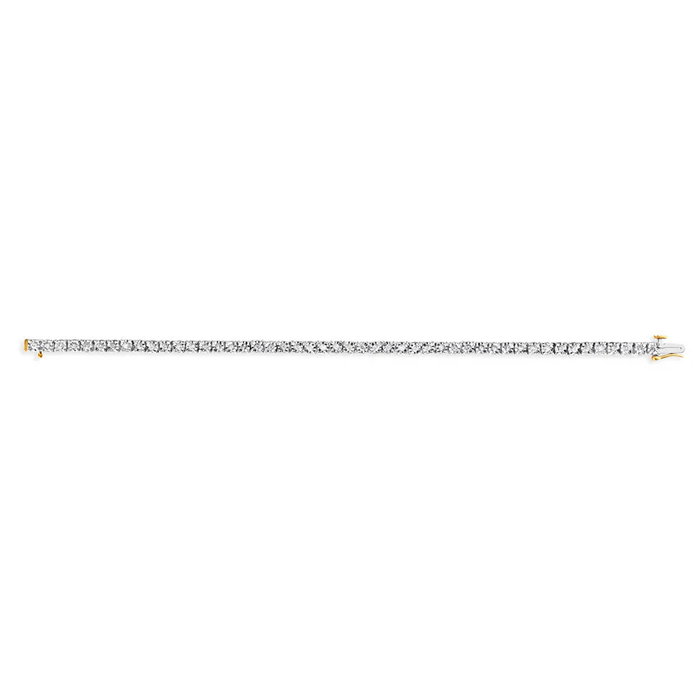 1 Carat Diamond Tennis Bracelet in 9ct Yellow Gold - Image 2