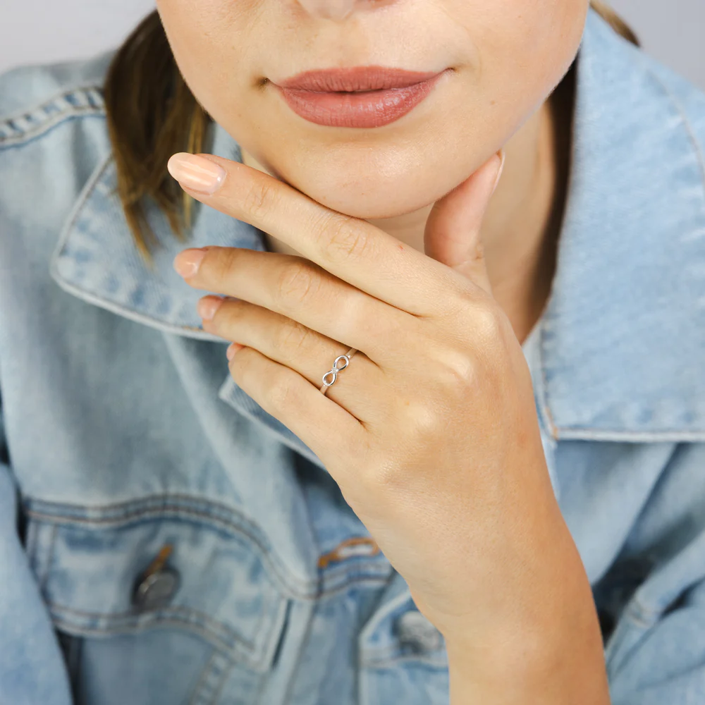 1 Diamond Dress Ring in Sterling Silver - Image 3