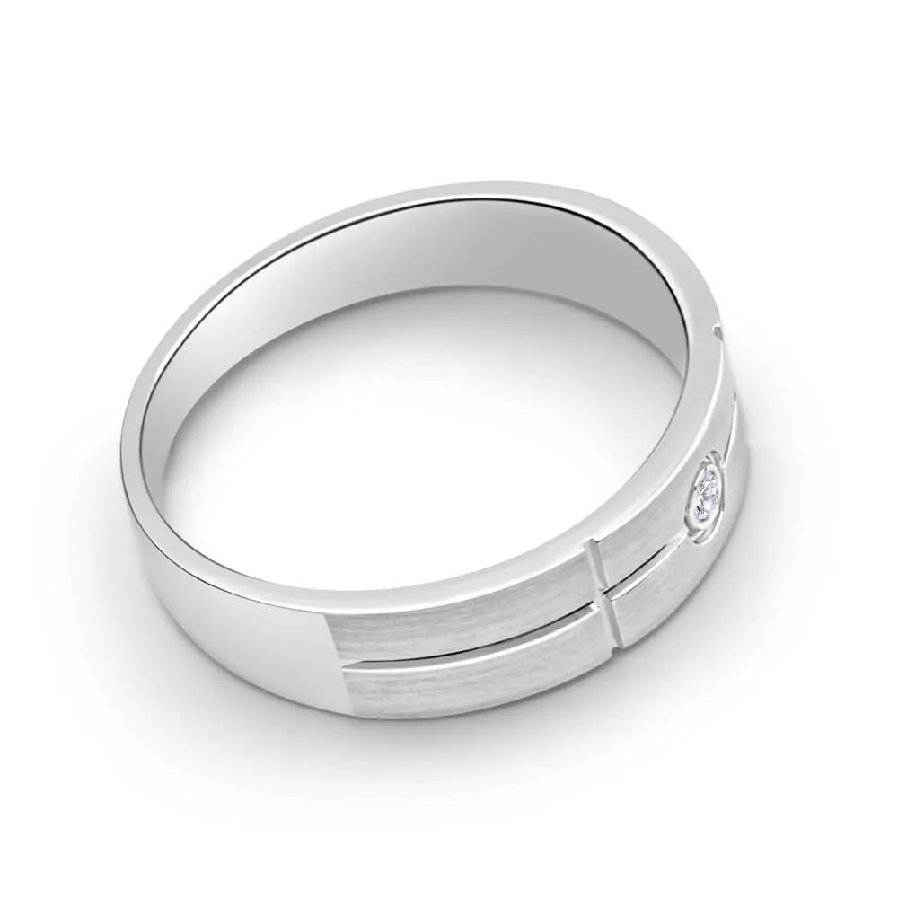 1 Diamond Ring in Sterling Silver - Image 2