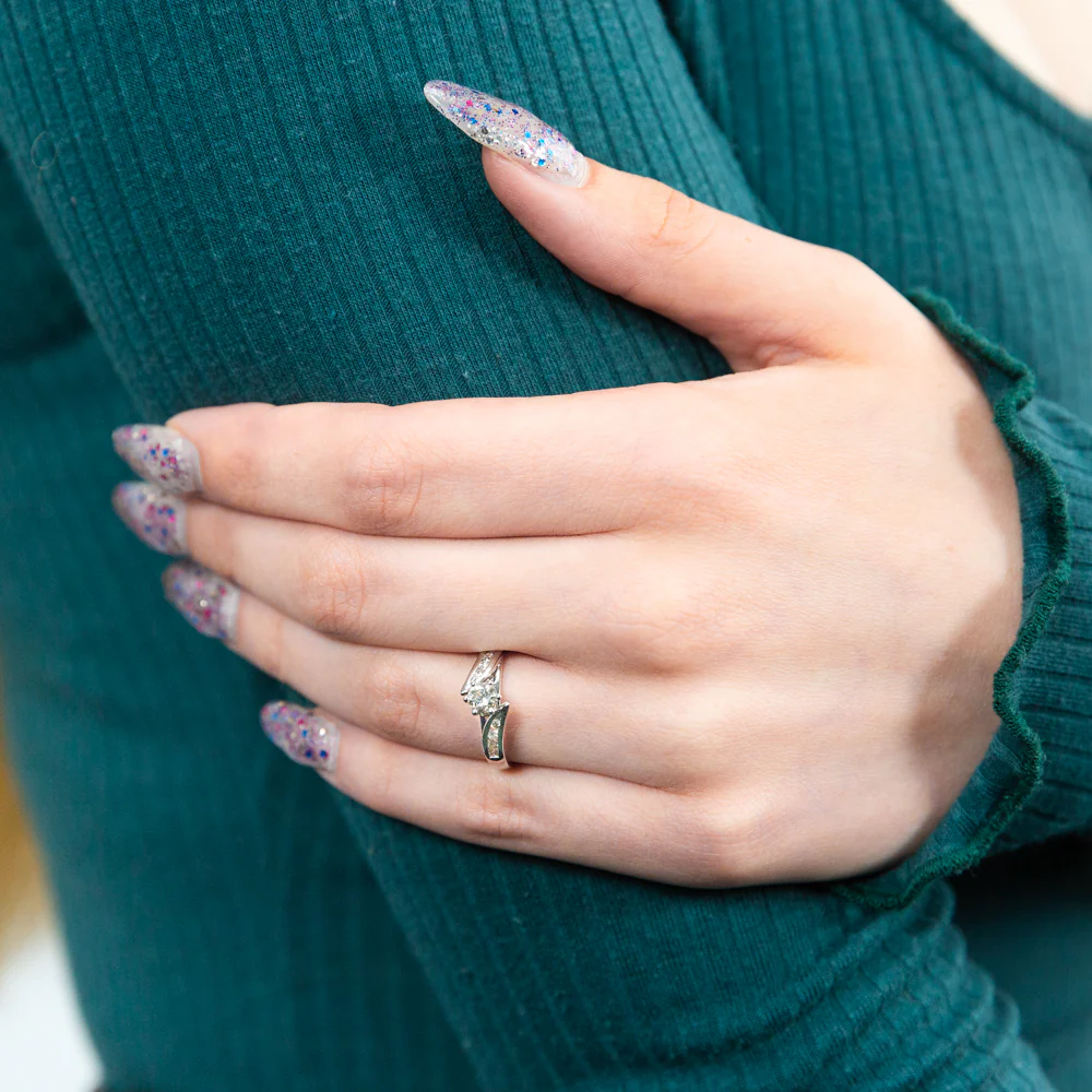 18ct White Gold Ring With 0.5 Carats Of Brilliant Cut Diamonds - Image 3