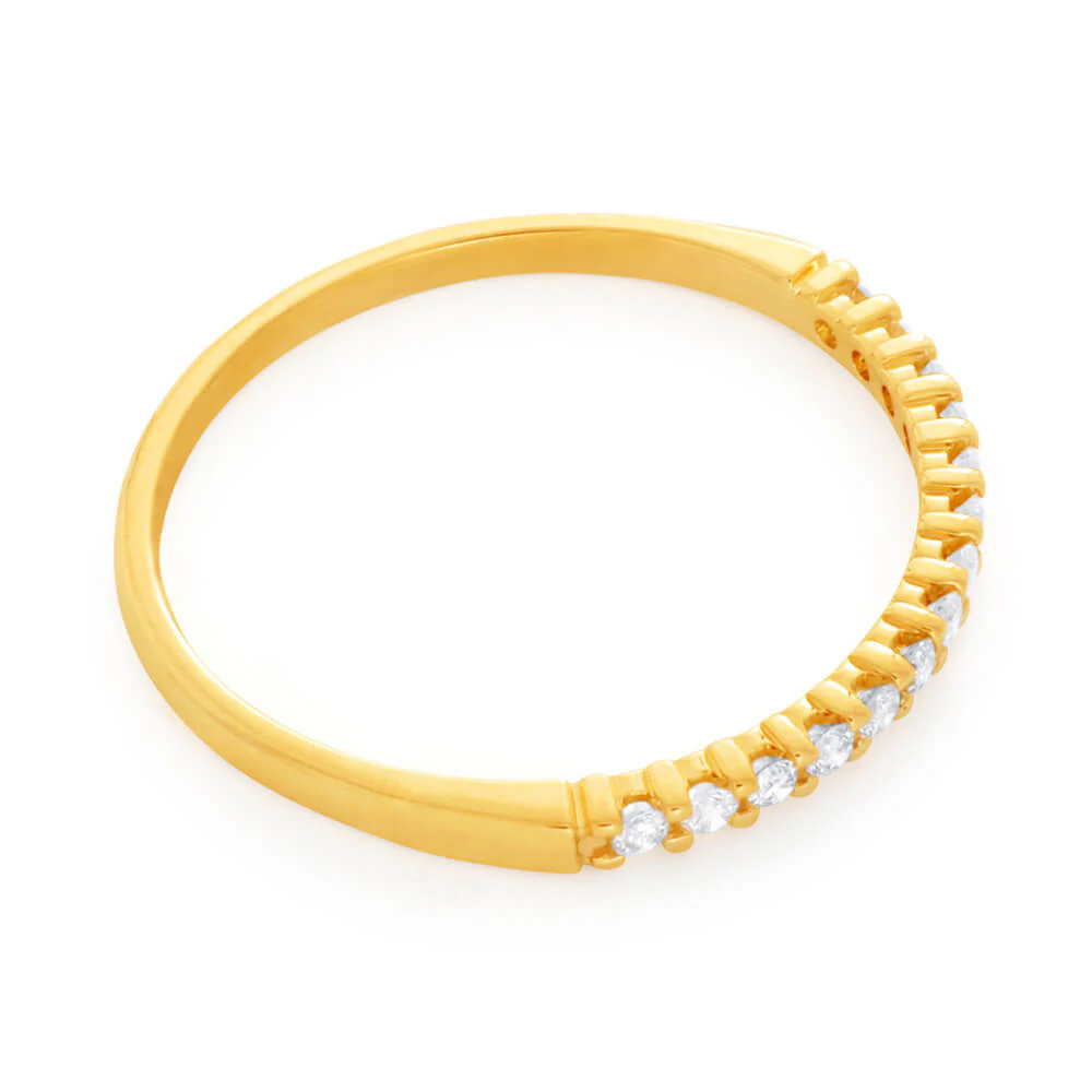 18ct Yellow Gold Ring With 0.15 Carats Of Diamonds - Image 2
