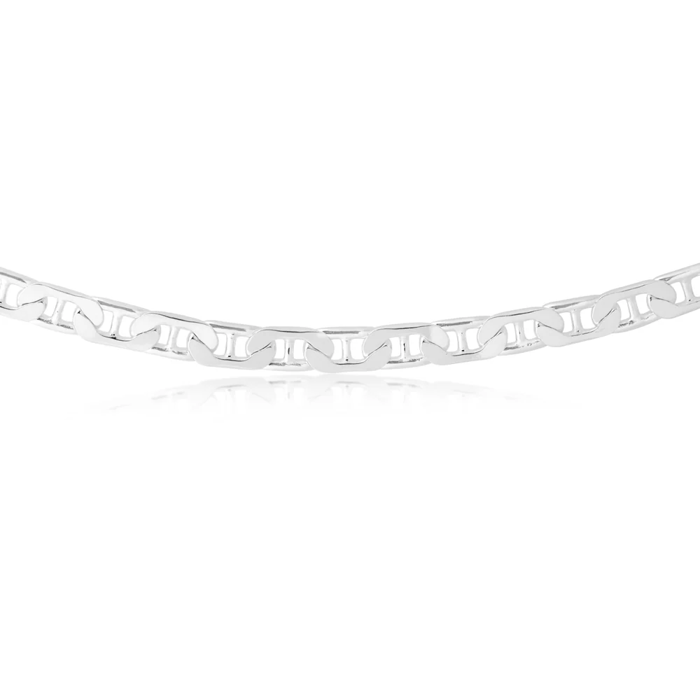 55cm Sterling Silver 150 Gauge Anchor Chain - Image 2