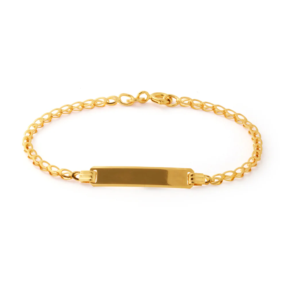 9ct Belcher 16cm ID Bracelet