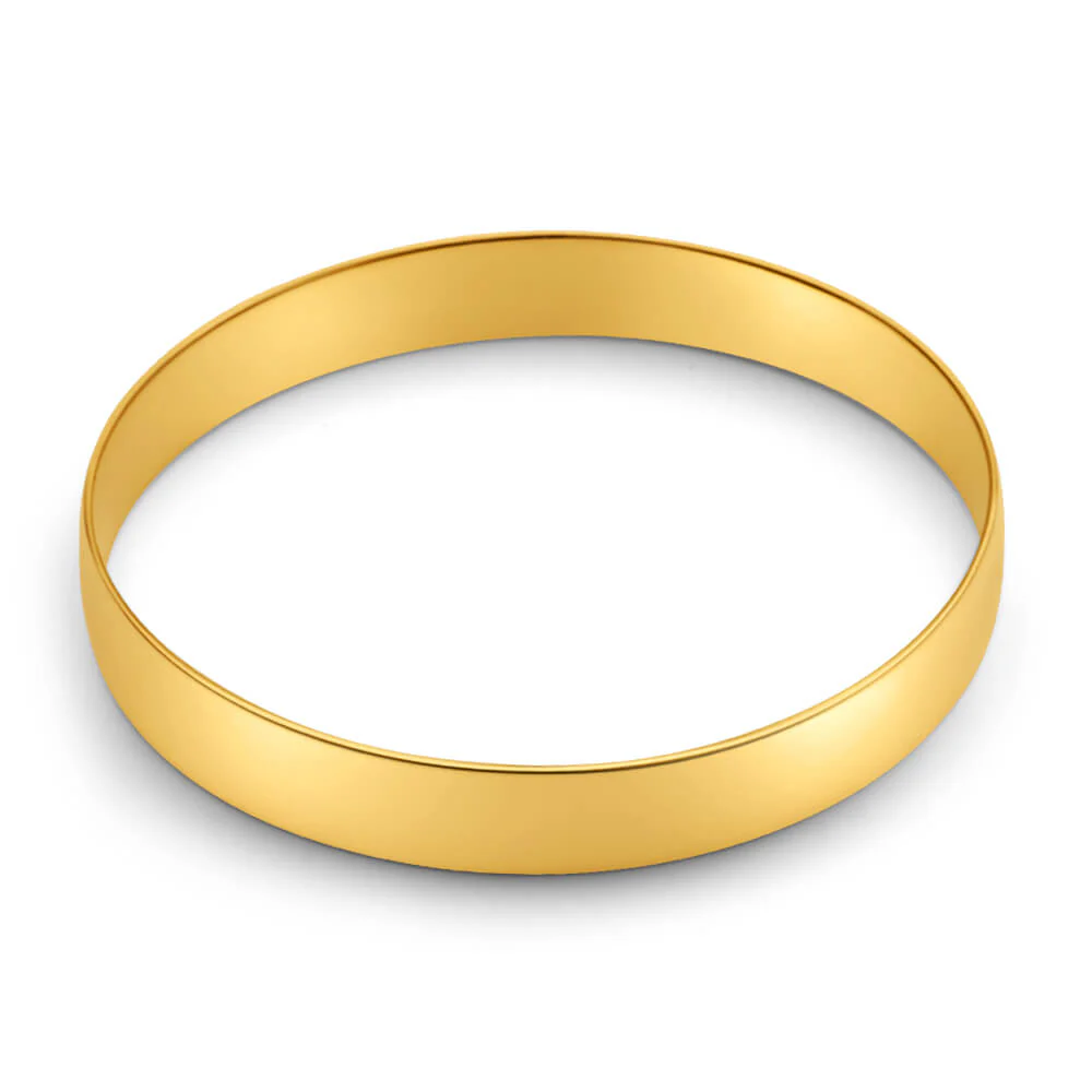 9ct Enticing Yellow Gold Bangle - Image 2