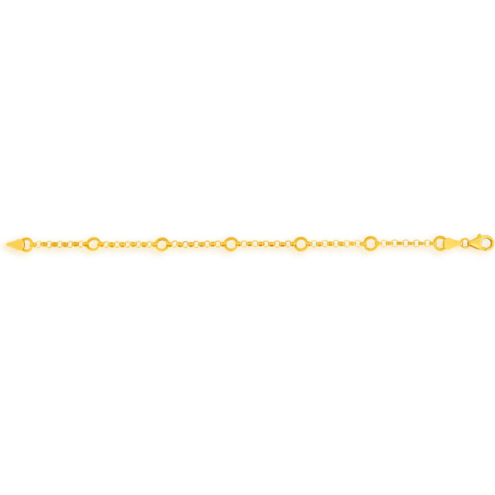 9ct Exquisite Yellow Gold Fancy Bracelet - Image 2