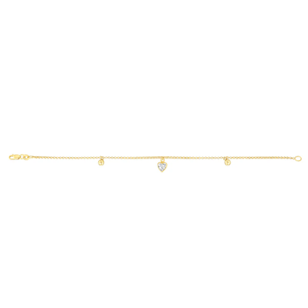 9ct Silverfilled Charm Bracelet - Image 2