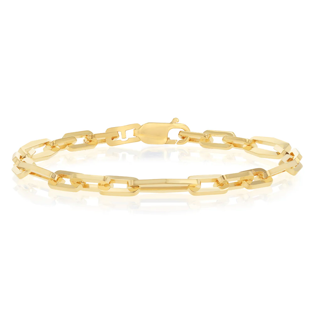 9ct Silverfilled Textured Fancy Bracelet