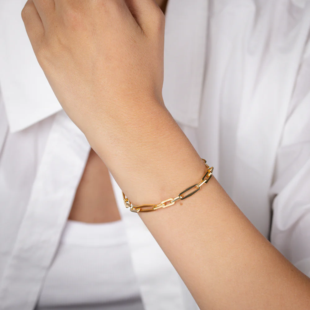 9ct Silverfilled Textured Fancy Bracelet - Image 4