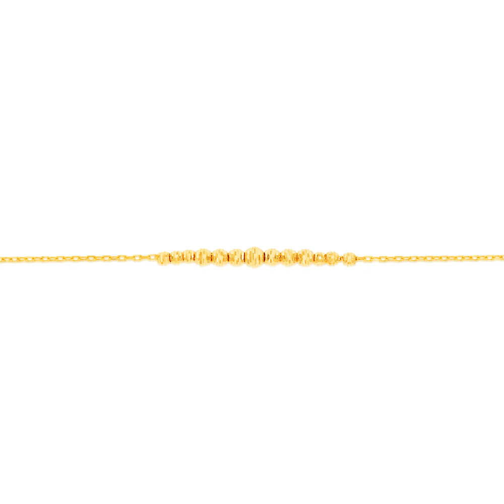 9ct Yellow Gold 24cm Adjustable Bracelet - Image 2