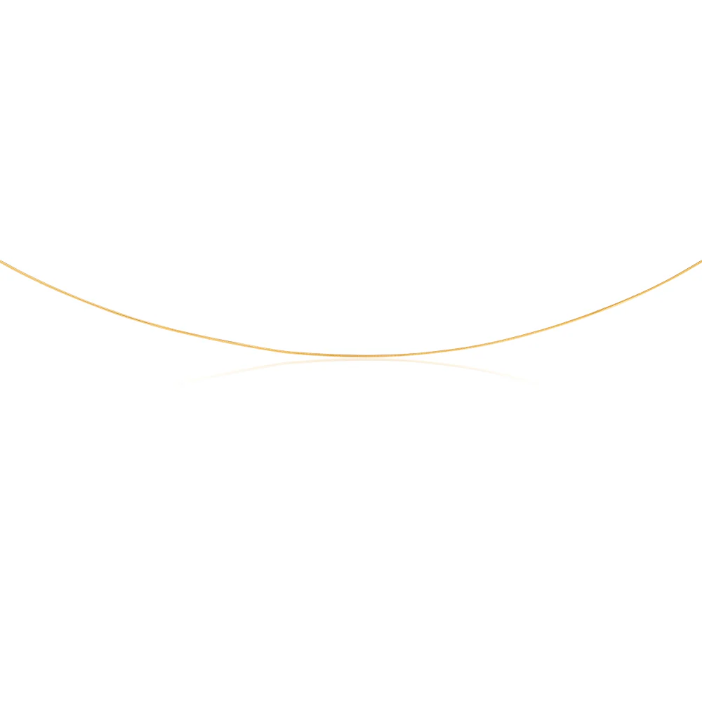 9ct Yellow Gold 45cm Snake Chain