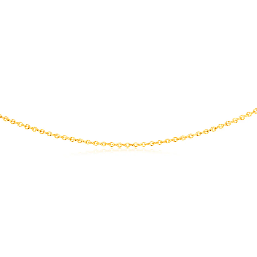 9ct Yellow Gold Belcher 45cm Chain - Image 2