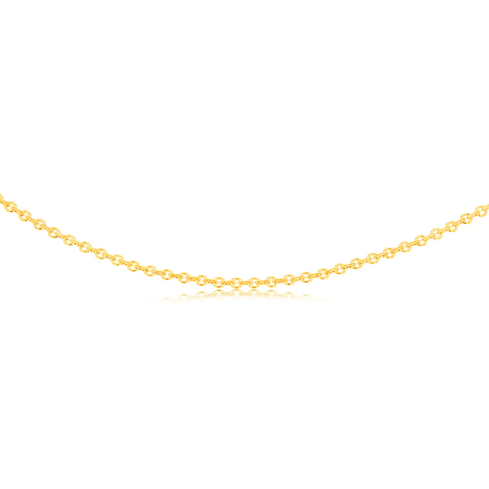 9ct Yellow Gold Belcher 45cm Chain - Image 3