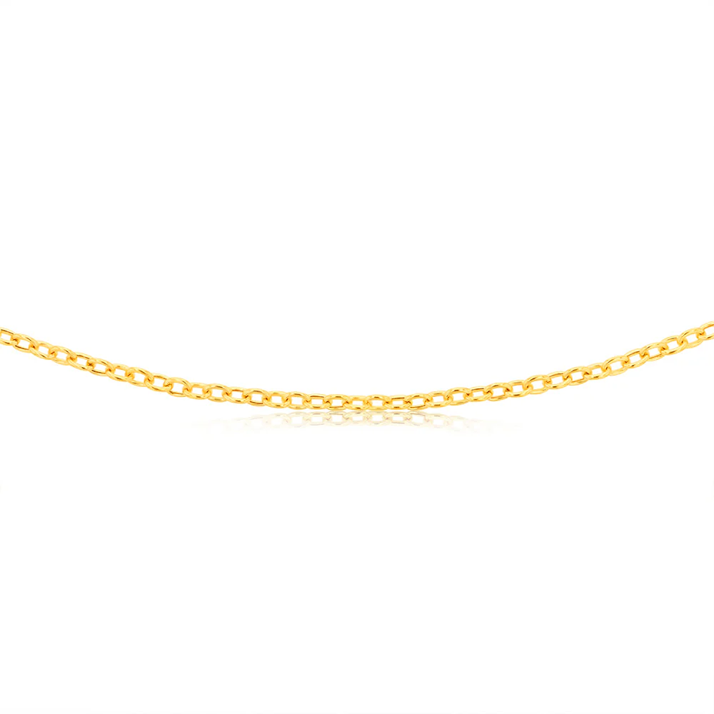 9ct Yellow Gold Belcher 60 Gauge 40cm Chain - Image 2