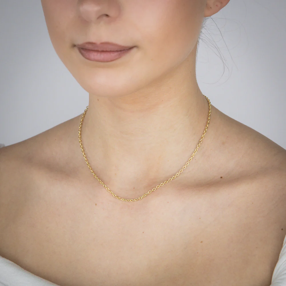 9ct Yellow Gold Belcher 60 Gauge 40cm Chain - Image 5