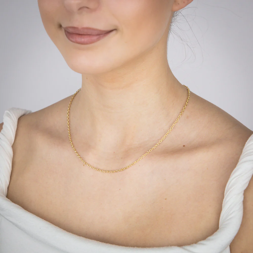 9ct Yellow Gold Belcher 60 Gauge 45cm Chain - Image 4