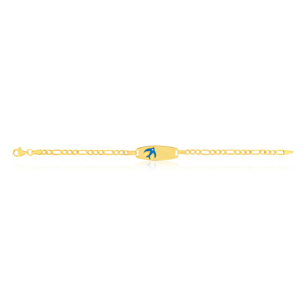 9ct Yellow Gold Bluebird Bracelet - Image 2