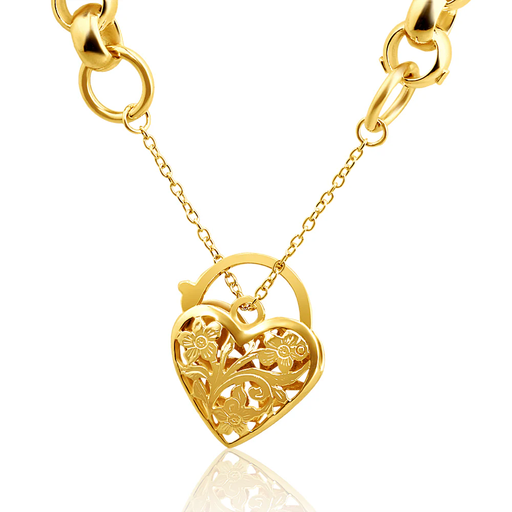 9ct Yellow Gold Copper Filled Belcher Bracelet - Image 3