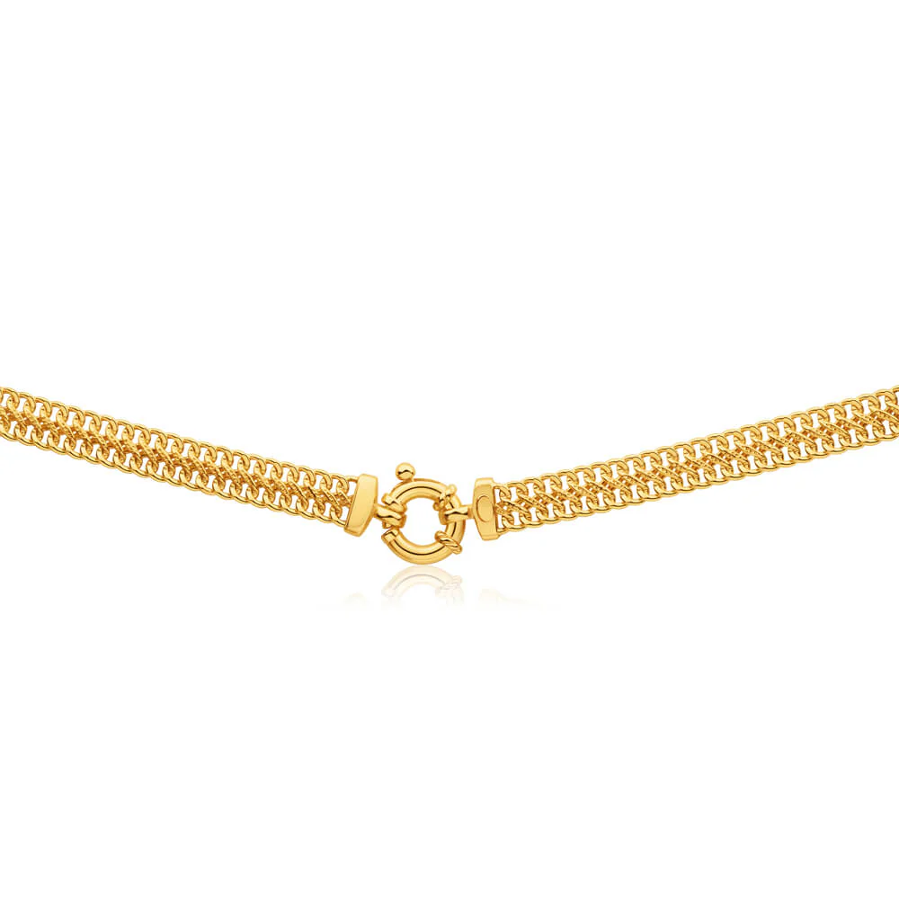 9ct Yellow Gold Copper Filled Mesh Chain - Image 2