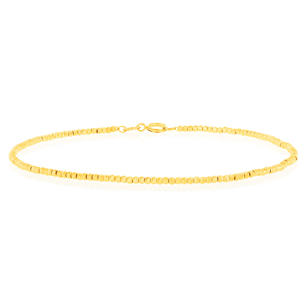 9ct Yellow Gold Fancy 19cm Bracelet