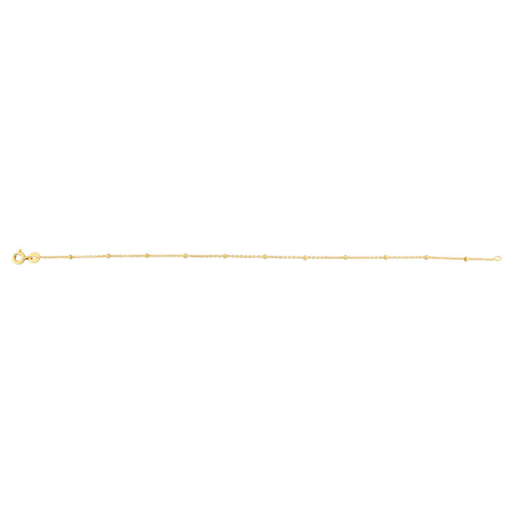 9ct Yellow Gold Fine 19cm Bracelet - Image 2