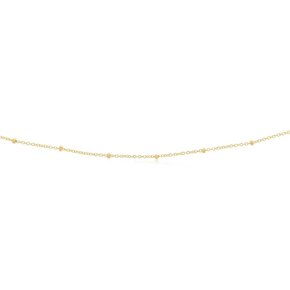 9ct Yellow Gold Fine 45cm Chain - Image 3