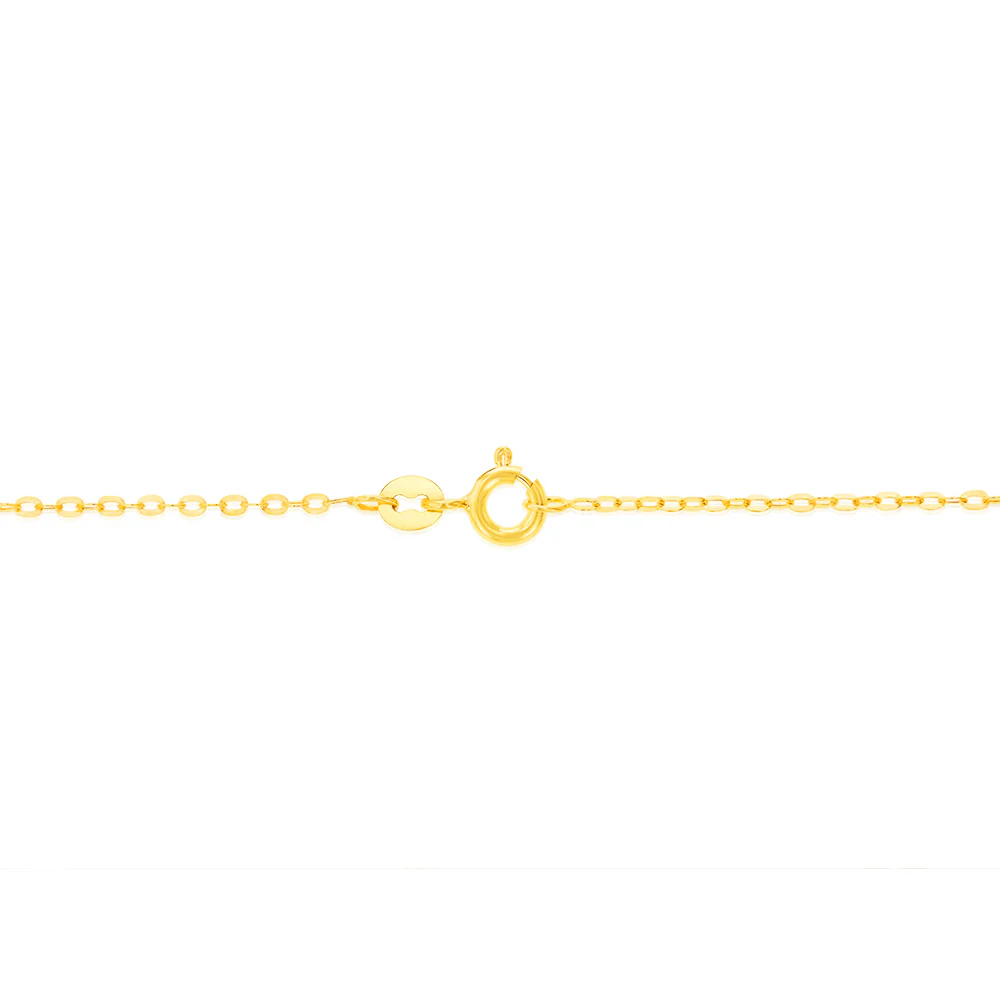9ct Yellow Gold Fine Trace 35 Gauge 45cm Chain - Image 3