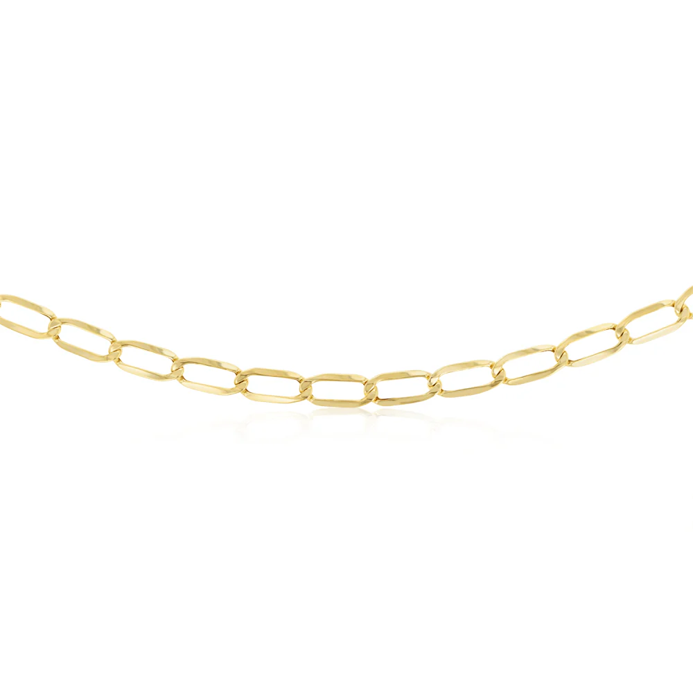 9ct Yellow Gold Hollow 55ccm Figaro Chain - Image 2