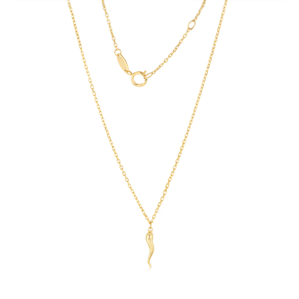 9ct Yellow Gold Horn Of Plenty 27cm Anklet