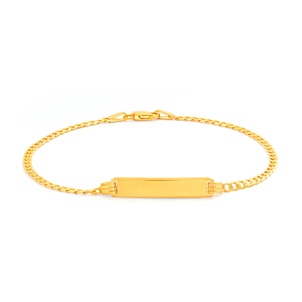 9ct Yellow Gold ID Bracelet