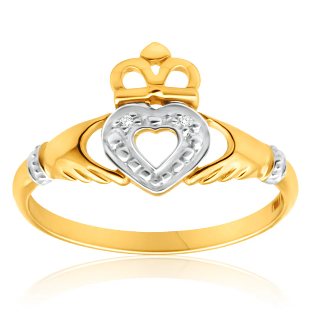 9ct Yellow Gold Majestic Diamond Ring
