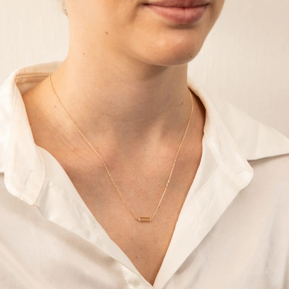 9ct Yellow Gold Natural Citrine Pendant On Chain - Image 2