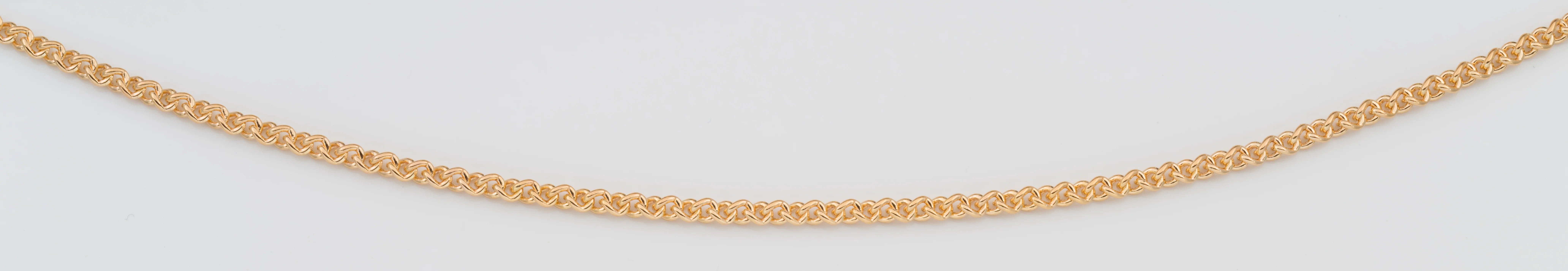 9ct Yellow Gold Silver Filled 45cm Chain 80gauge - Image 5