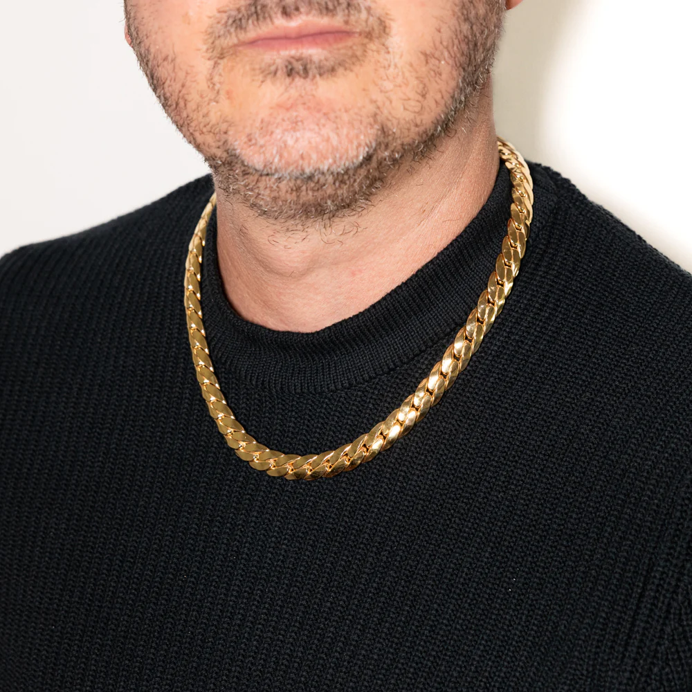 9ct Yellow Gold Silver-filled Fancy 50cm Chain - Image 3