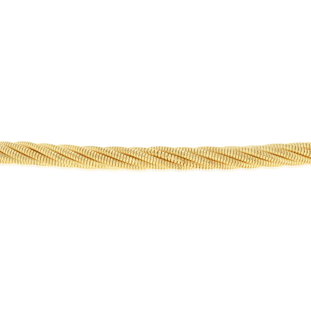 9ct Yellow Gold Silver Filled Rope Chain Necklace - Image 2
