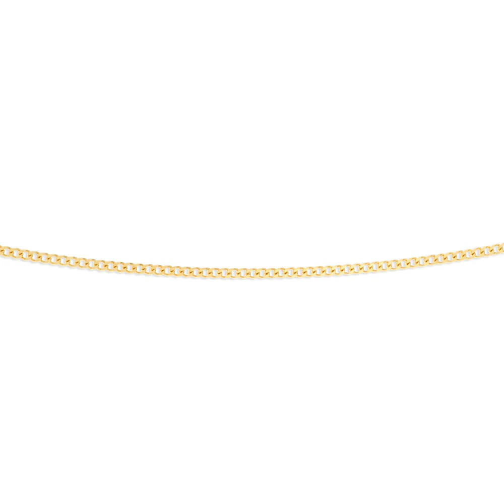 9ct Yellow Solid Gold 40cm 70 Gauge Curb Chain - Image 2