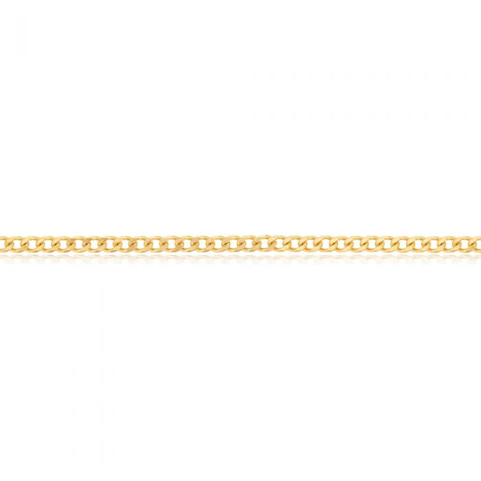 9ct Yellow Solid Gold 55cm 70 Gauge Curb Chain - Image 2
