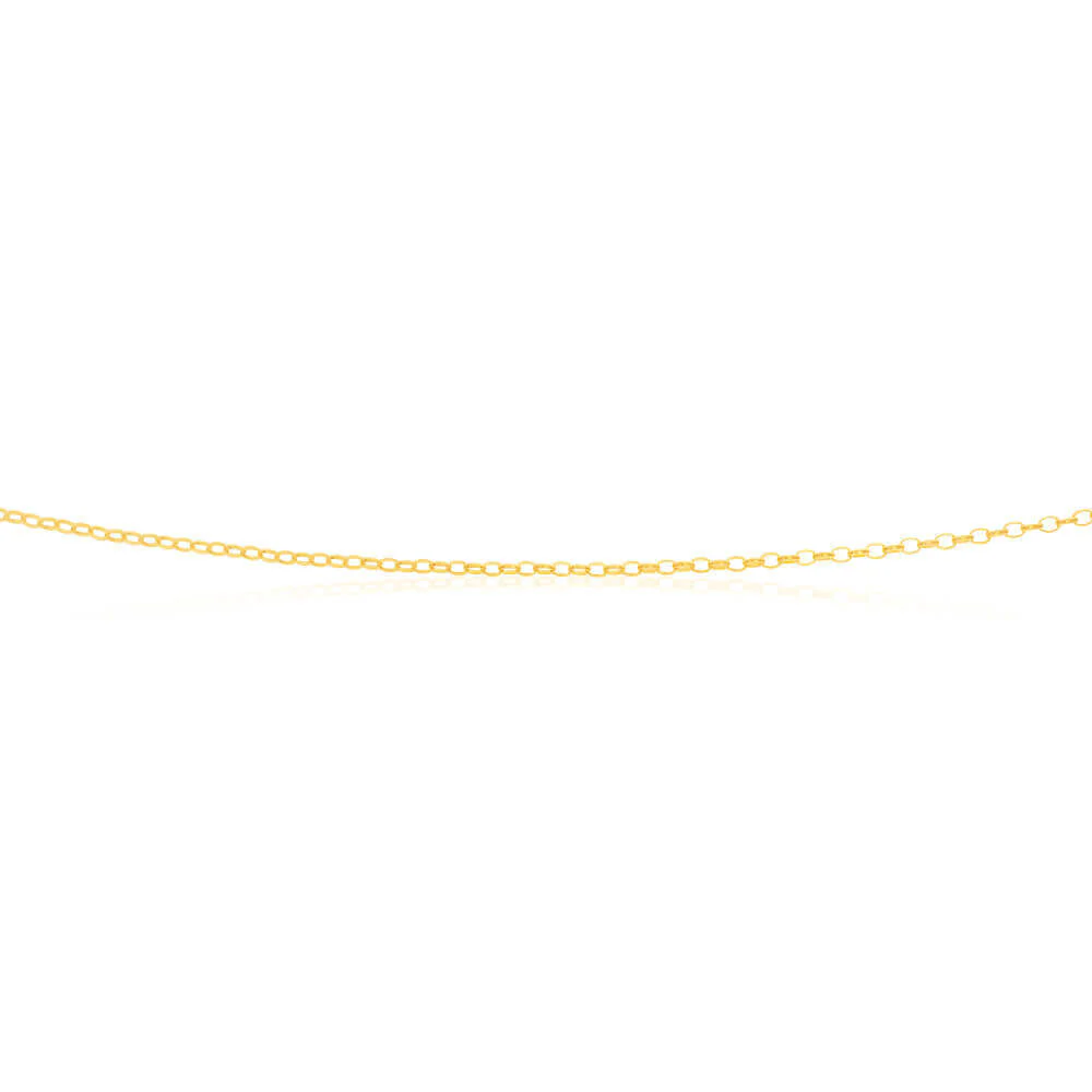 9ct Yellow Solid Gold Exquisite Belcher Chain - Image 2
