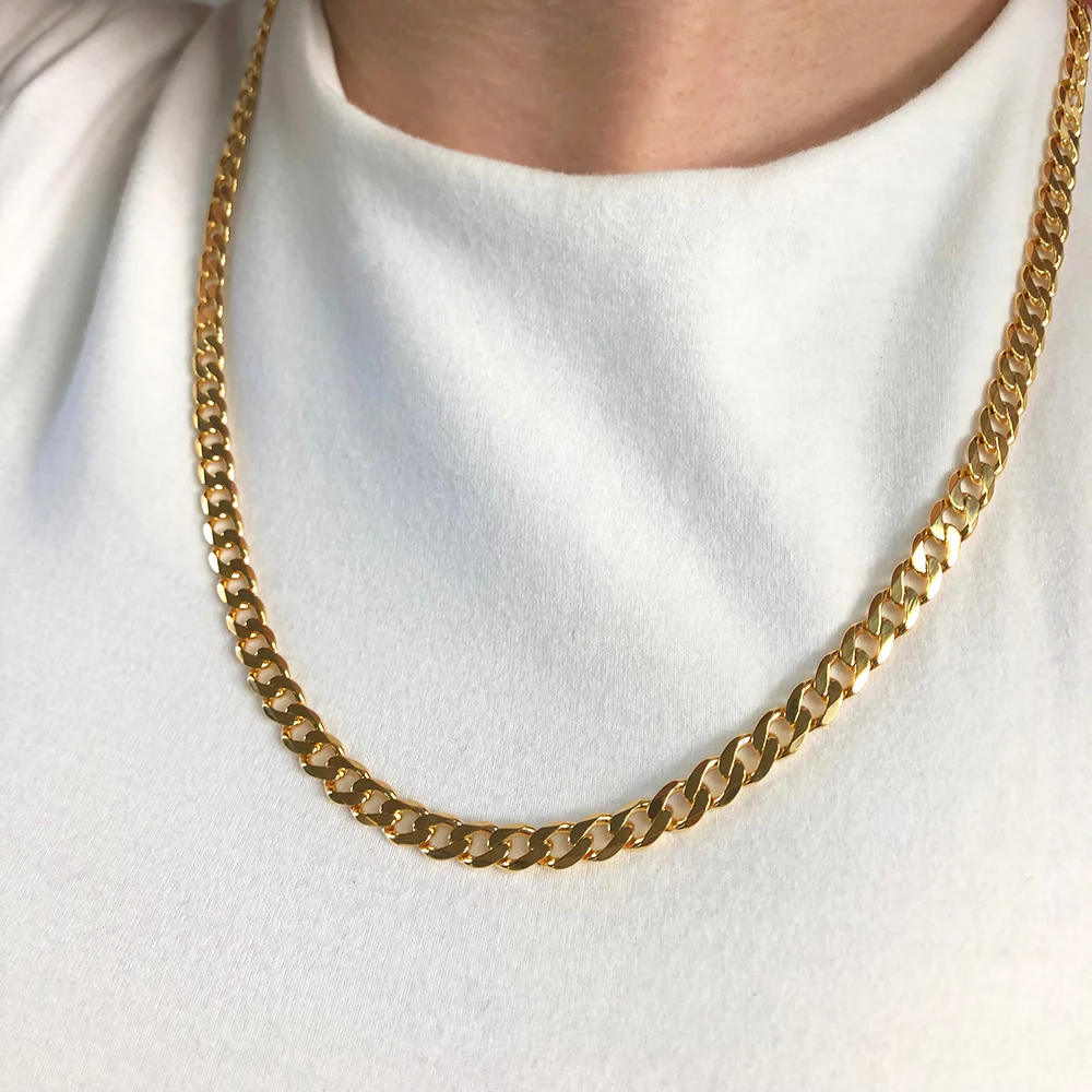 9ct Yellow Solid Gold "Noah" Curb Chain - Image 3