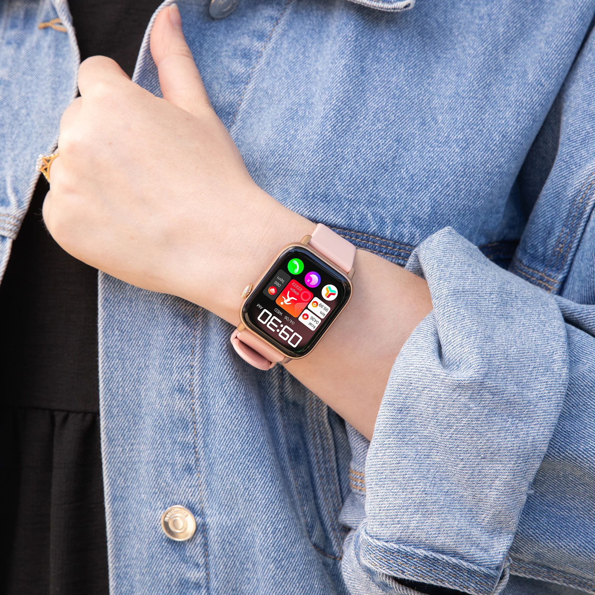 Active Pro call+ III Smart Watch Rose - Image 3
